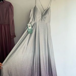 Stunning sparkling dress. Silver and lilac
